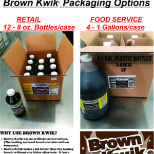 Brown Kwik Packaging Options