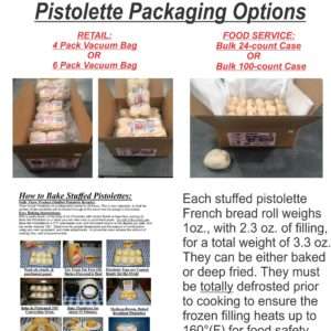 Pistolette Flyer Packaging Options